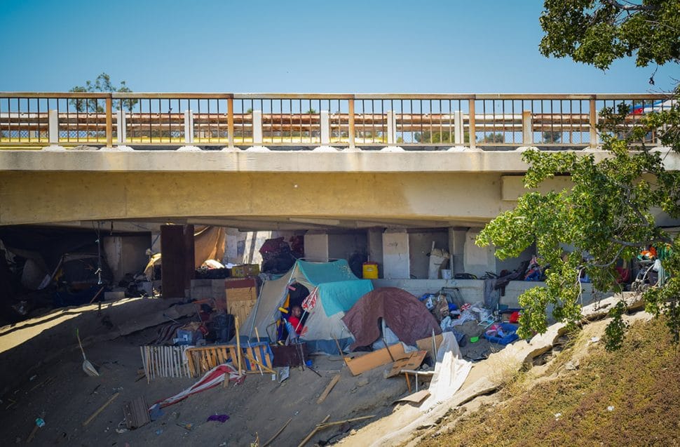 Bellflower joins Orange County homeless settlements; more cities may follow suit • Long Beach