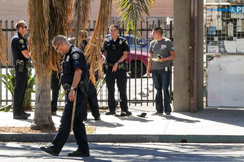 Suspects detained after detectives see shooter open fire from car near