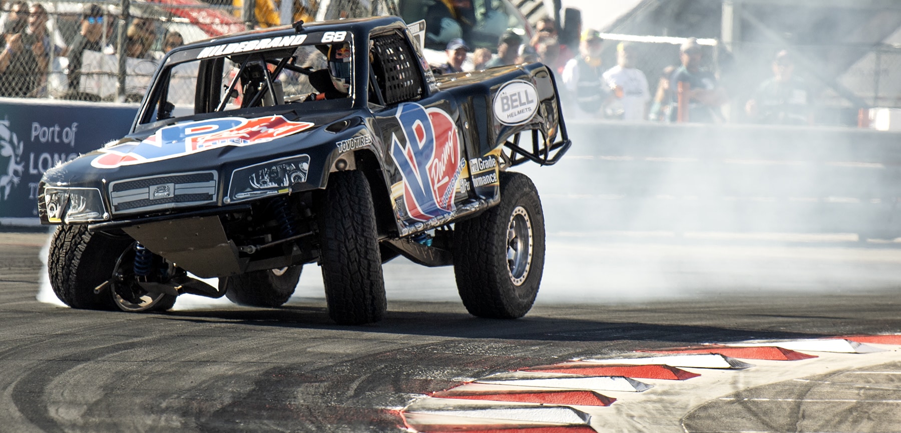IN PICTURES SPEED Stadium Super Trucks get super high in first race at