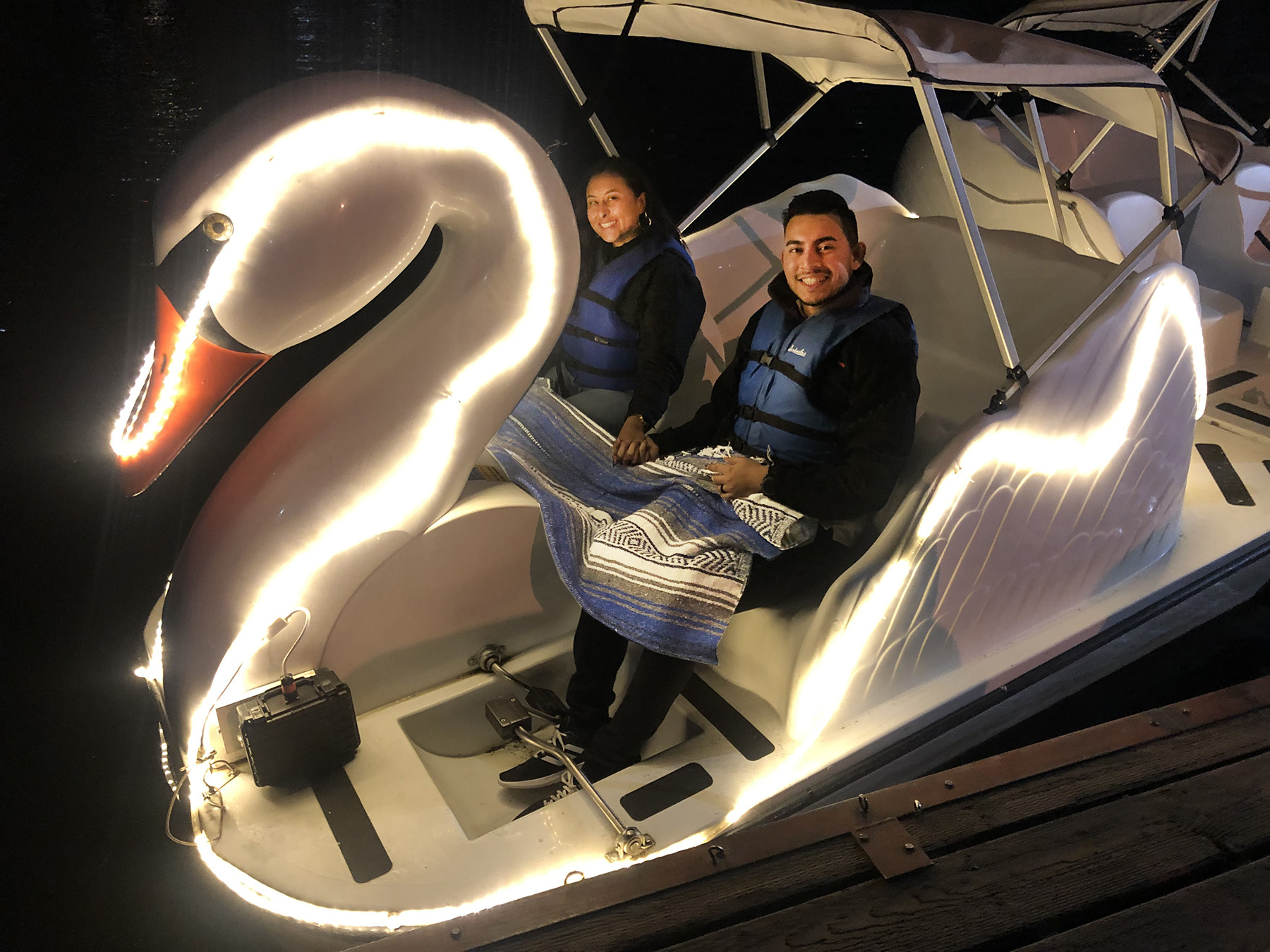 VIDEO: Swan boats, like ones at Rainbow Lagoon, have nothing to do with