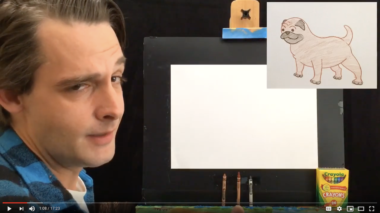 'Draw lightly' Kenny McBride's video tutorials are imperfect works of