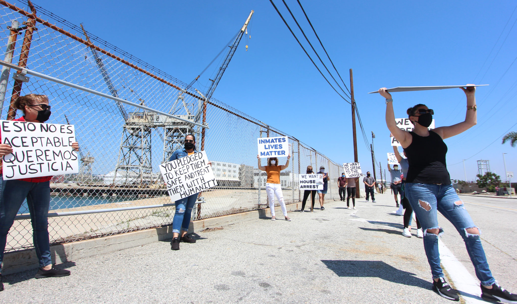 ‘They weren’t sentenced to the death penalty’ Families protest living