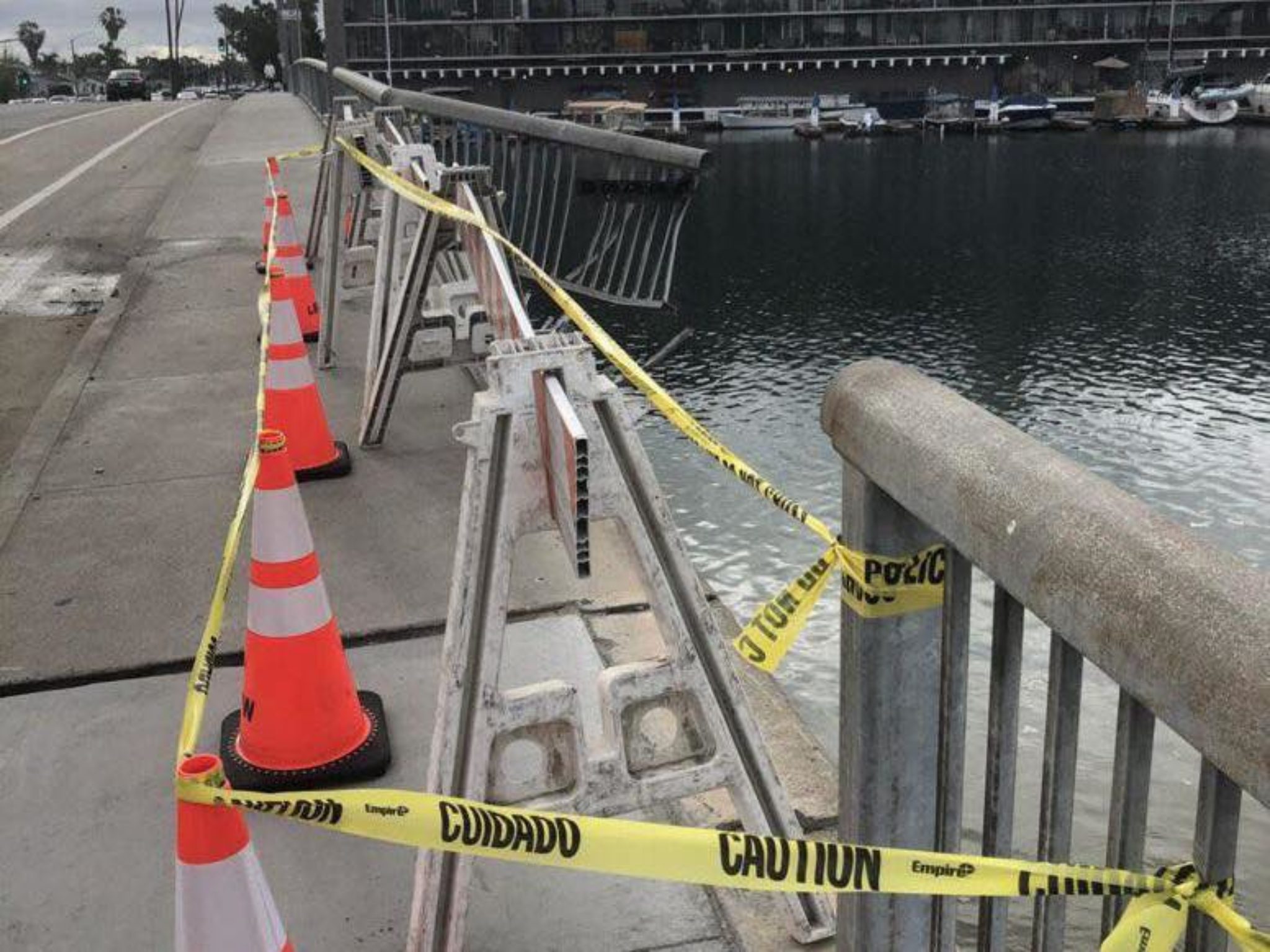 Man arrested in suspected DUI crash that damaged Second Street bridge ...