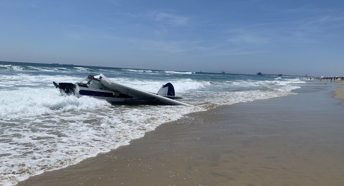 Small plane crashes into ocean off Huntington Beach • Long Beach Post News