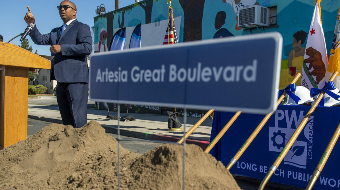 City breaks ground on Artesia corridor project that could overhaul