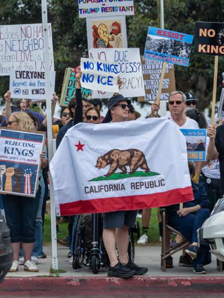 Dozens of ‘No Kings’ protests are happening across greater LA on Saturday