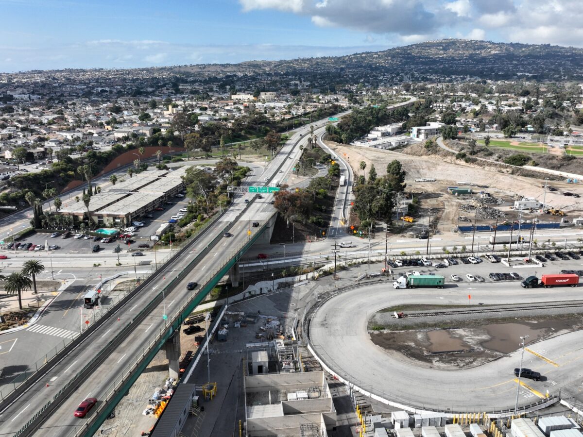 3-month detours planned for freeway ramps just west of the Vincent Thomas Bridge