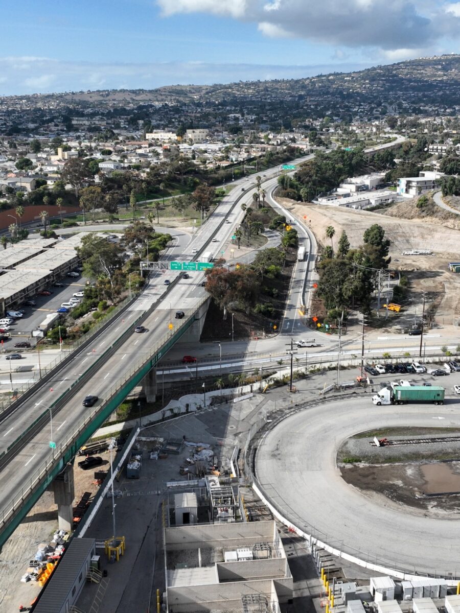 3-month detours planned for freeway ramps just west of the Vincent Thomas Bridge