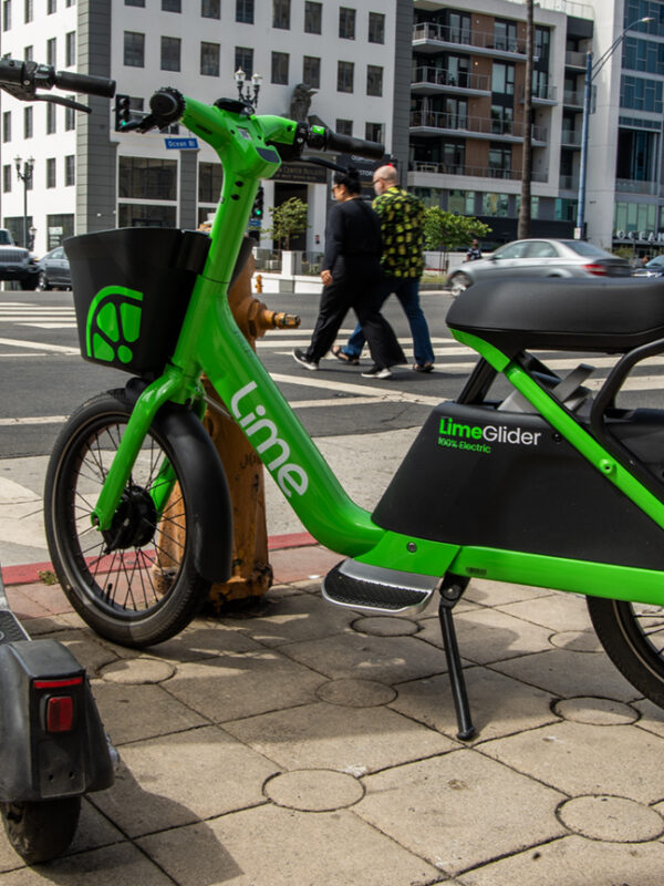 A new type of rental e-bike is popping up around Long Beach
