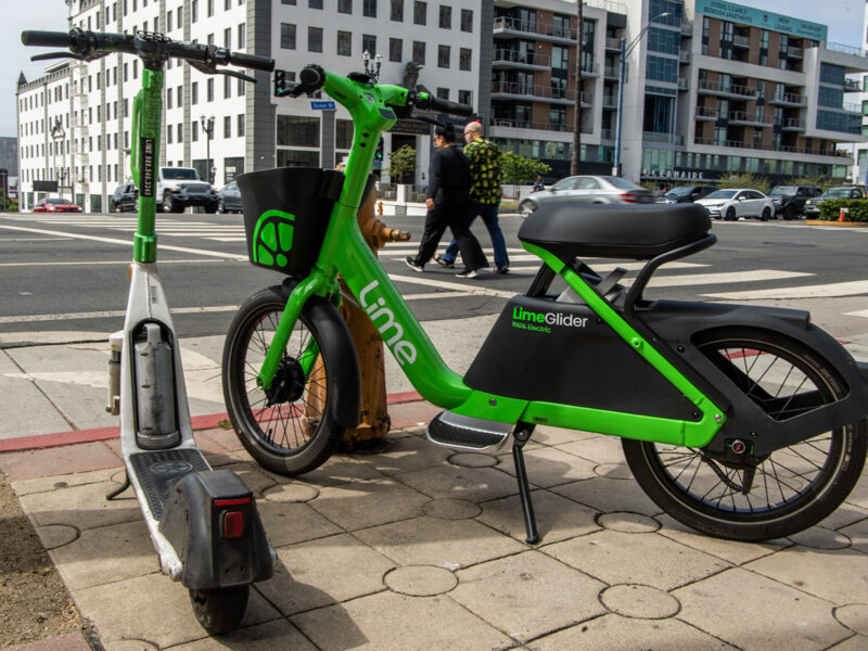 A new type of rental e-bike is popping up around Long Beach