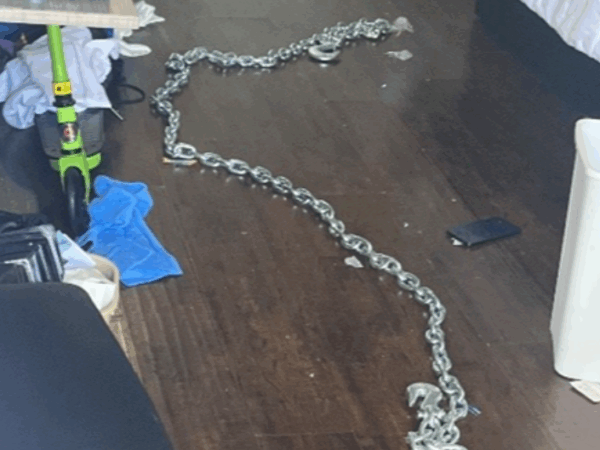 Thieves used a chain attached to an SUV to yank ATMs out of gas stations, LBPD says