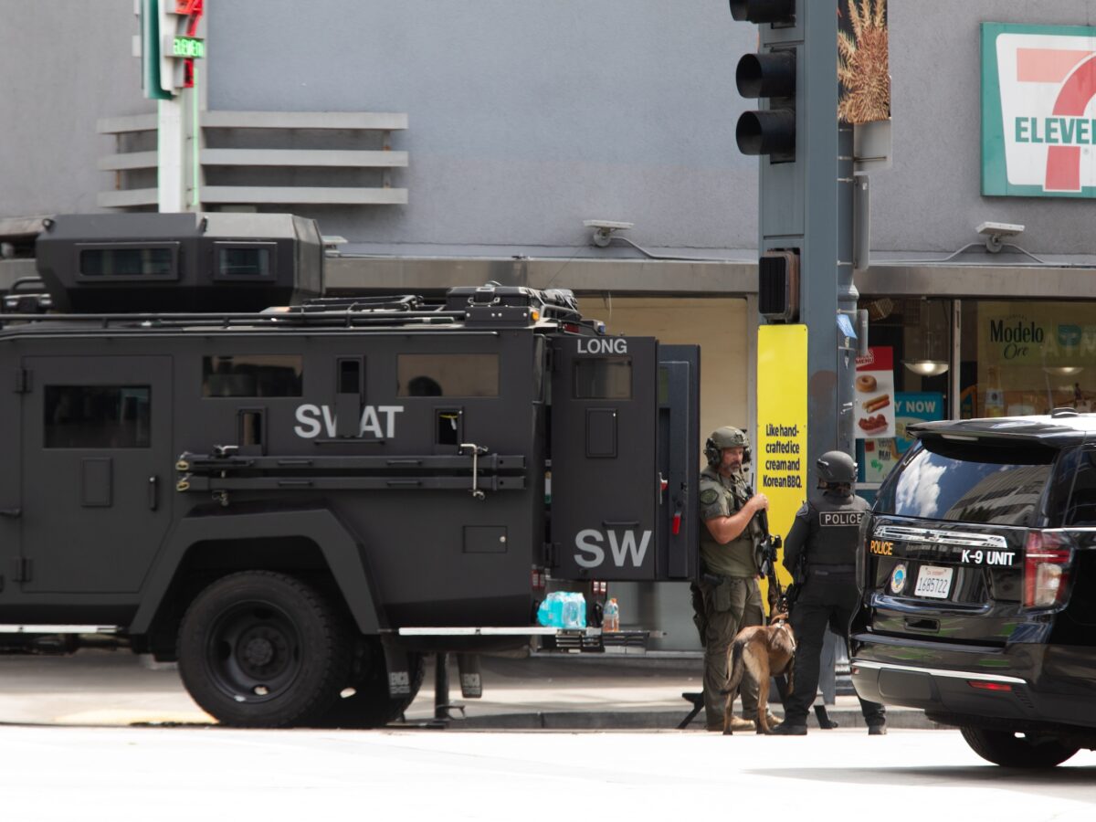 SWAT standoff at downtown 7-Eleven lasts nearly all day but ends without any arrests