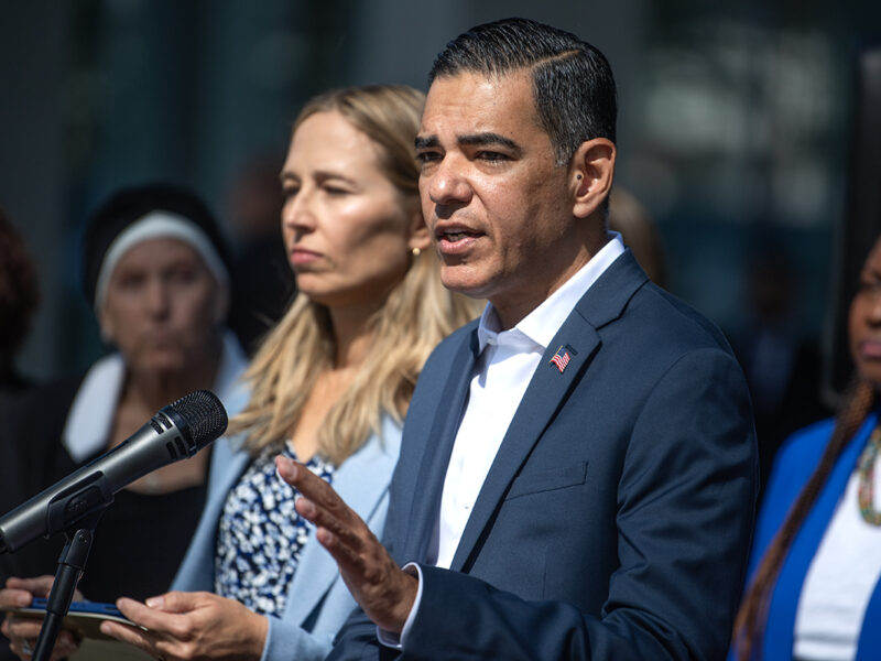 Long Beach politicians stand with Epstein sex trafficking survivor, demand full release of files
