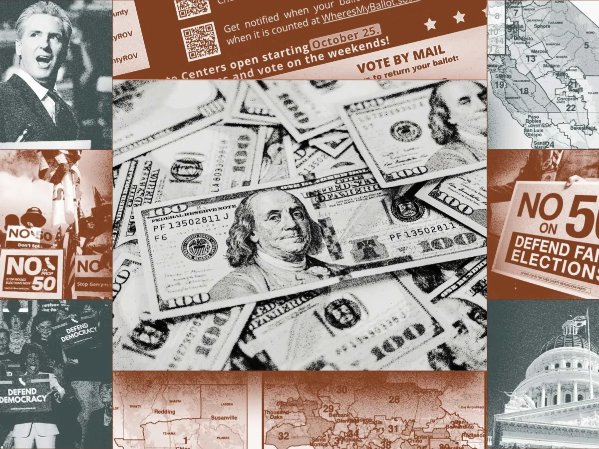 The campaign over Gavin Newsom’s maps is one of California most expensive, ever