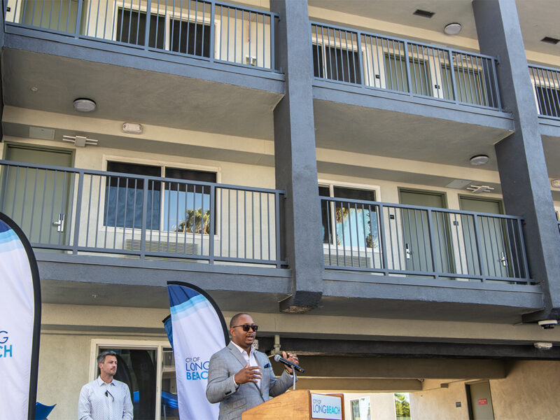 City opens long-awaited homeless shelter at former motel in North Long Beach