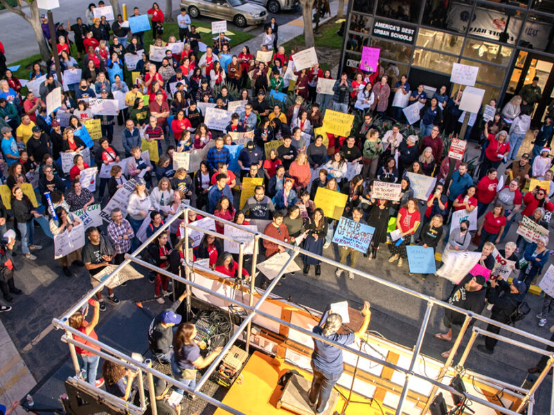 With the threat of layoffs looming, teachers union strikes tentative contract deal with Long Beach Unified