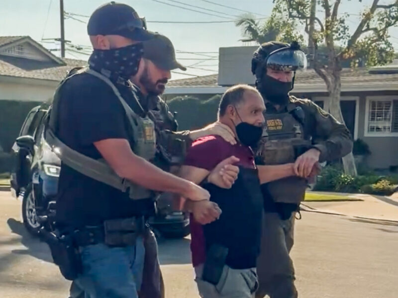 Immigration agents chase down gardeners working on lawns in East Long Beach