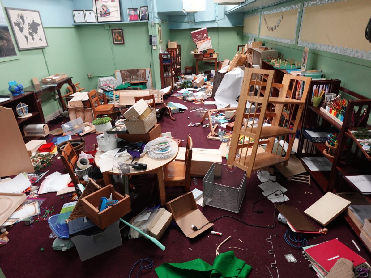 Virgin Mary statues defaced, religious articles vandalized at Catholic school ransacked overnight