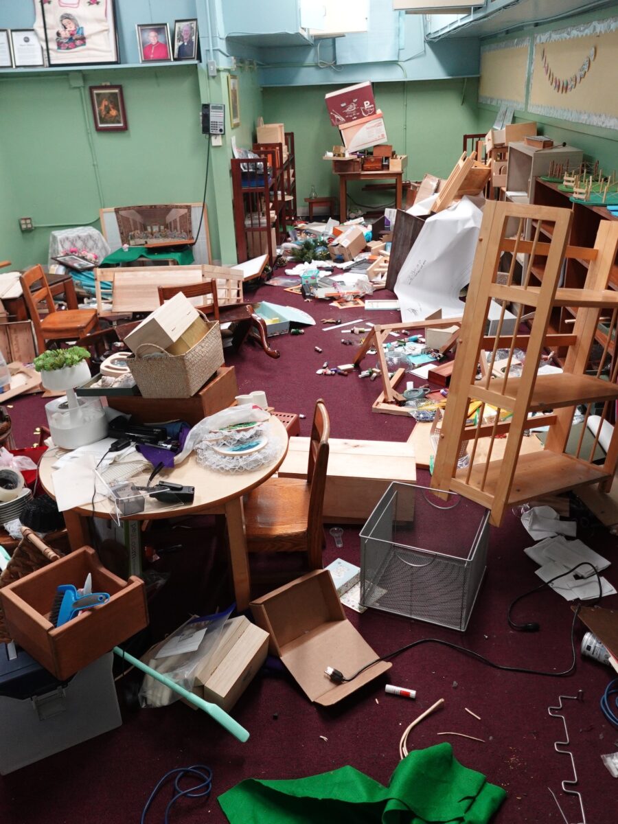 Virgin Mary statues defaced, religious articles vandalized at Catholic school ransacked overnight