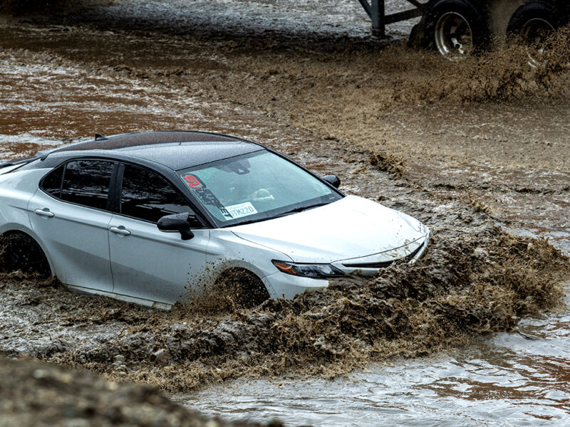Soggy roadways, flooding on the 710 as major storm drops over 2 inches of rain on Long Beach