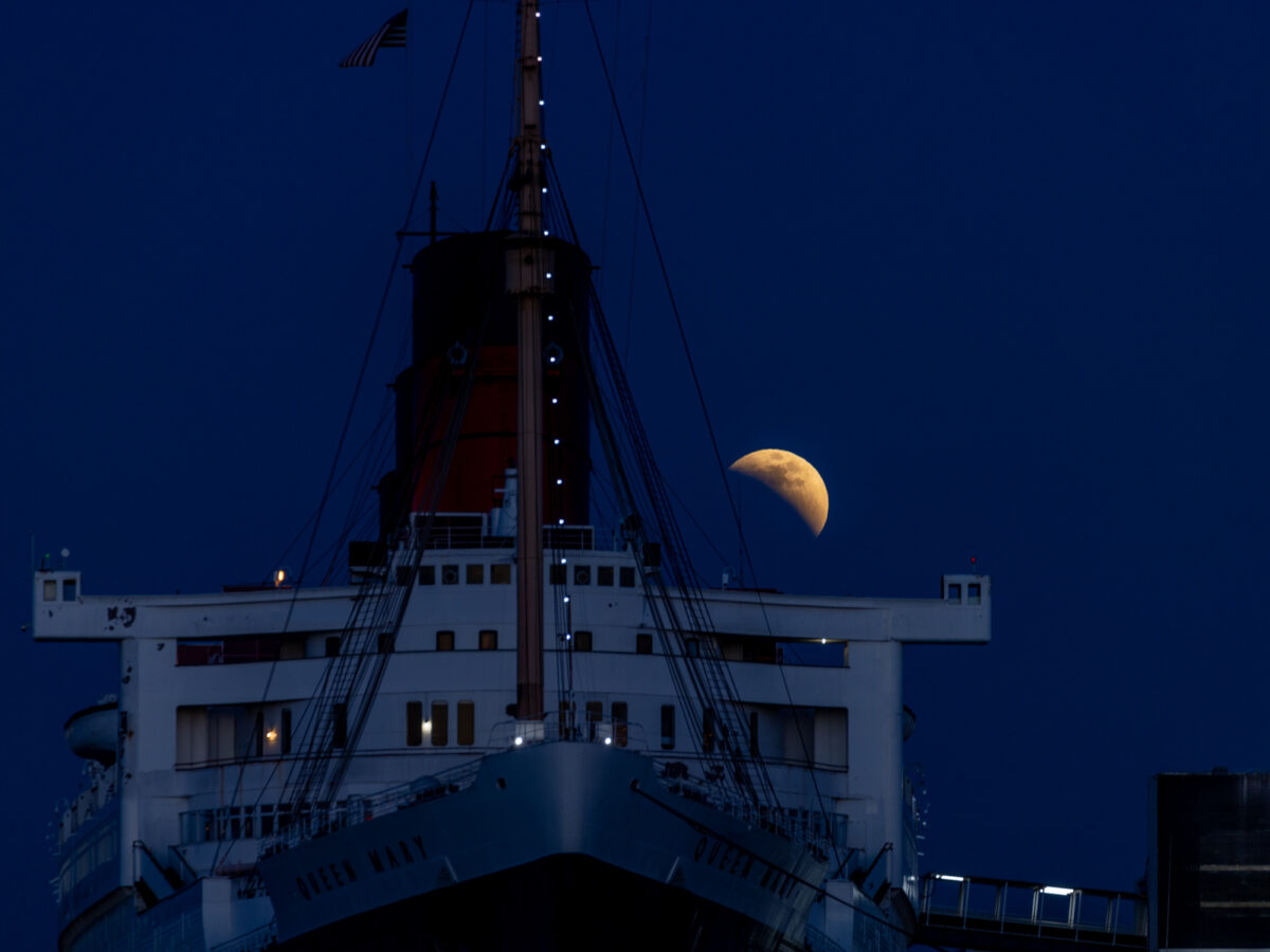 A total lunar eclipse is happening Tuesday, when the Earth turns the moon ‘blood’ red