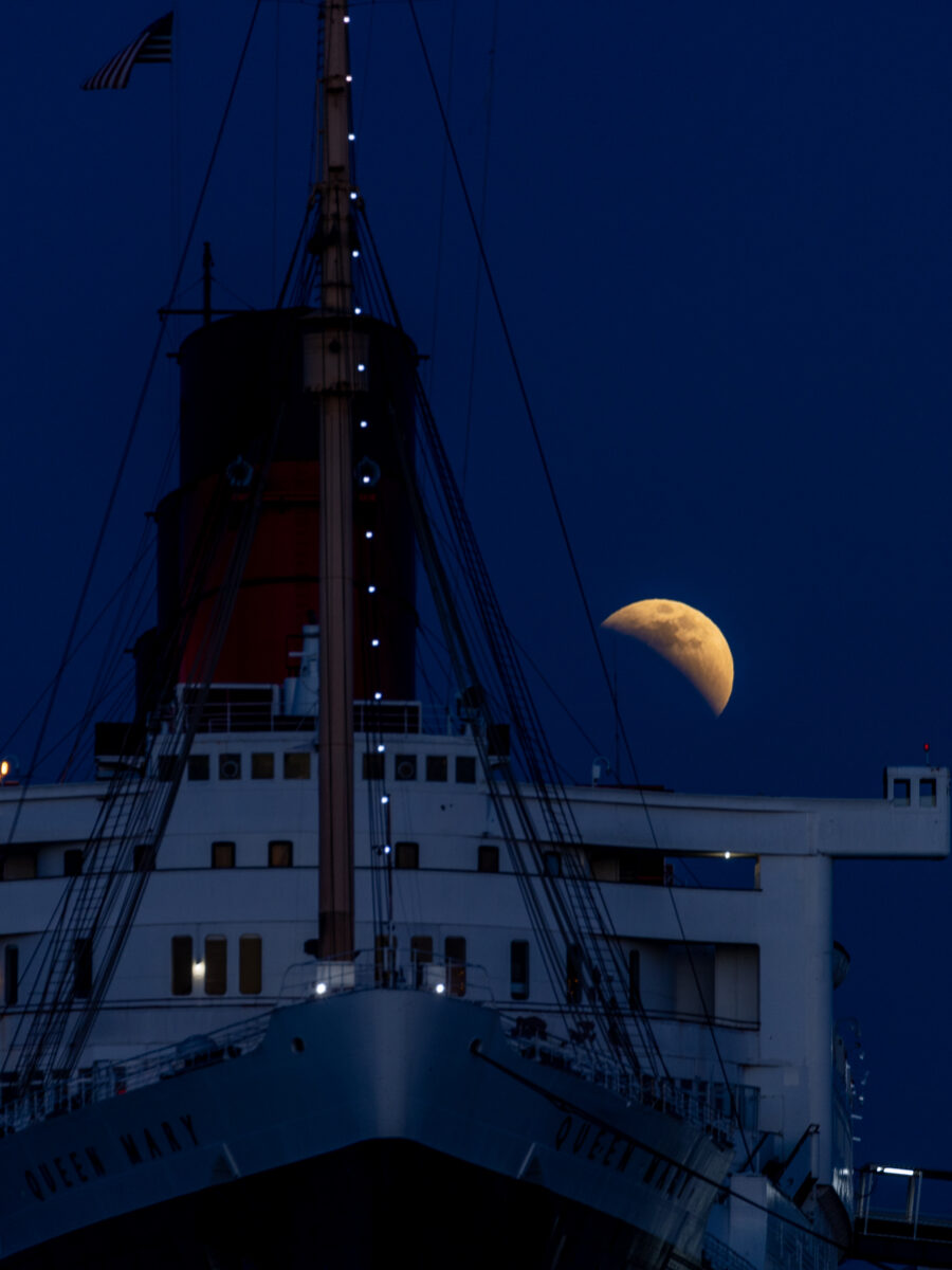 A total lunar eclipse is happening Tuesday, when the Earth turns the moon ‘blood’ red