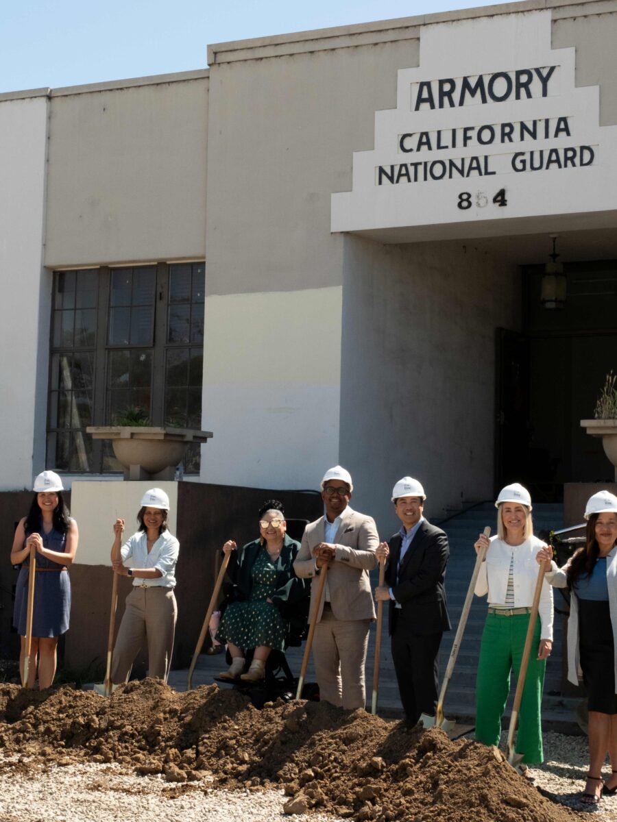 Construction starts on affordable housing project at historic National Guard armory