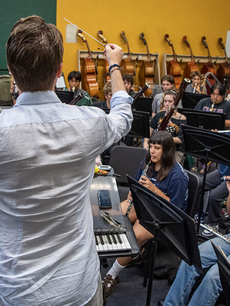 Poly High’s burgeoning band had a brass shortage. A rising-star alum came to the rescue.