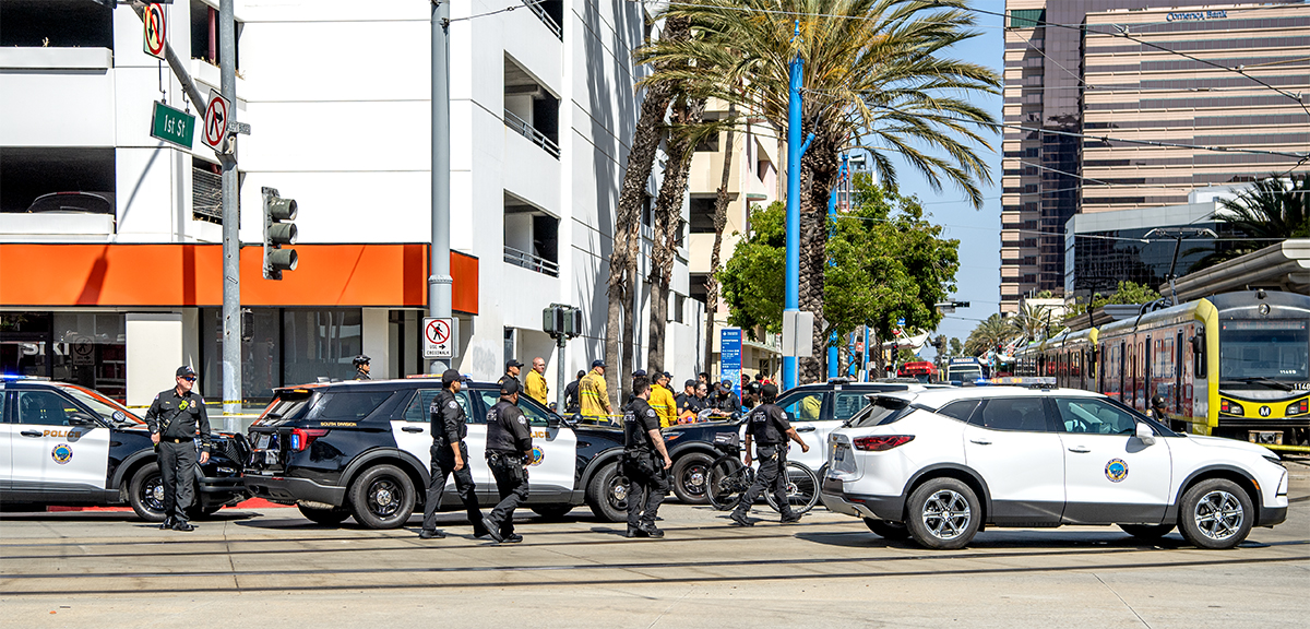 UPDATE: Man stabs police officer in downtown Long Beach, LBPD says ...