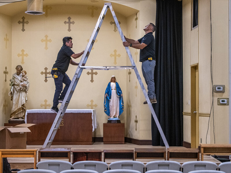 Ransacked Catholic school recovers from damage, gets encouragement from the Pope