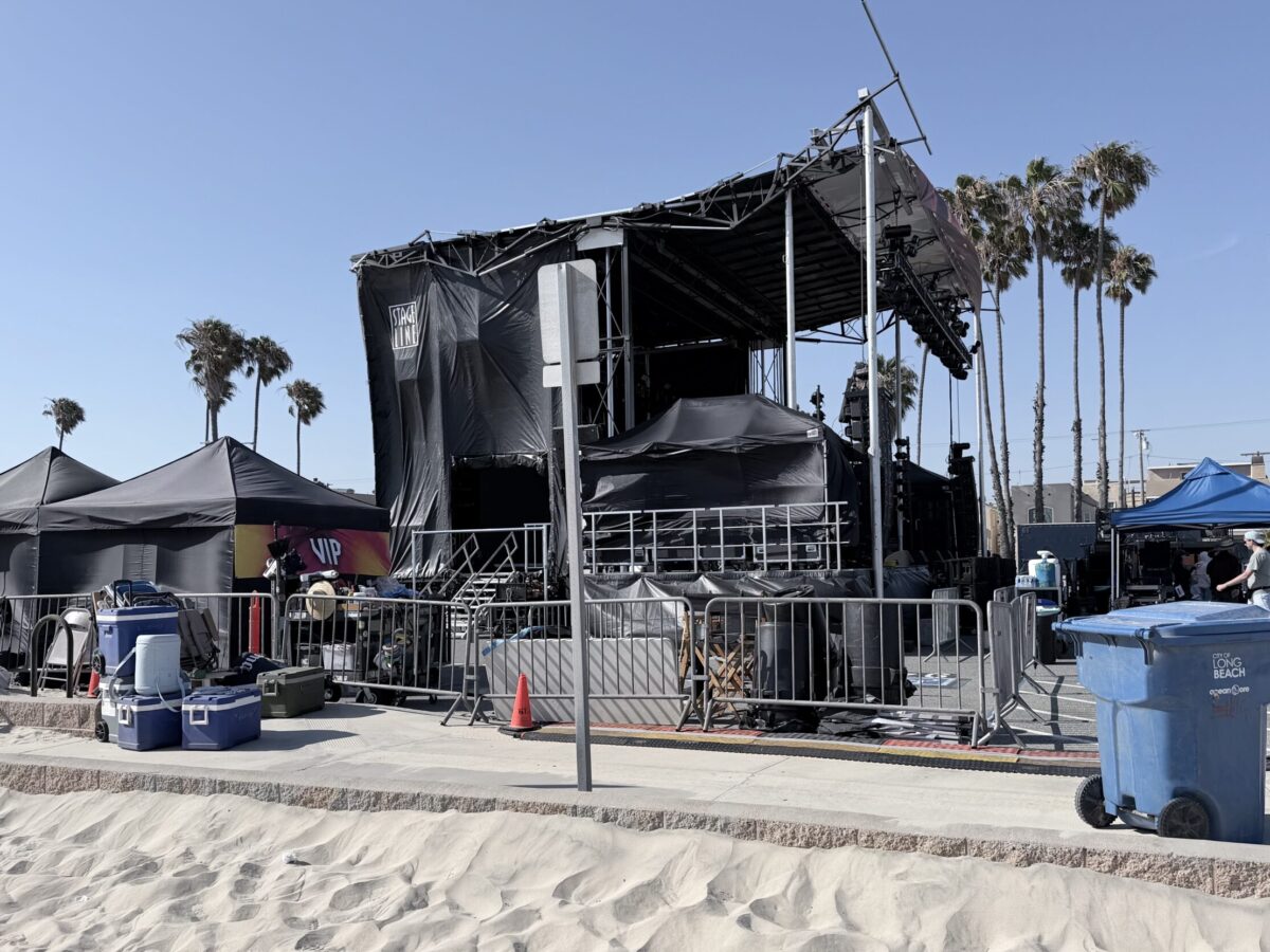 ‘Baywatch’ reboot films concert scenes on the beach in Belmont Shore