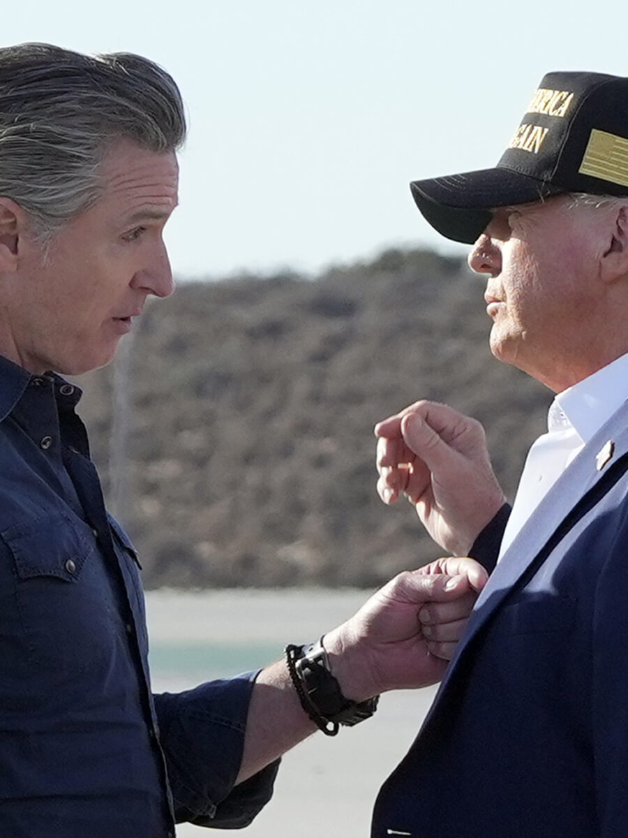 Newsom says Trump’s Justice Department is investigating him and his wife