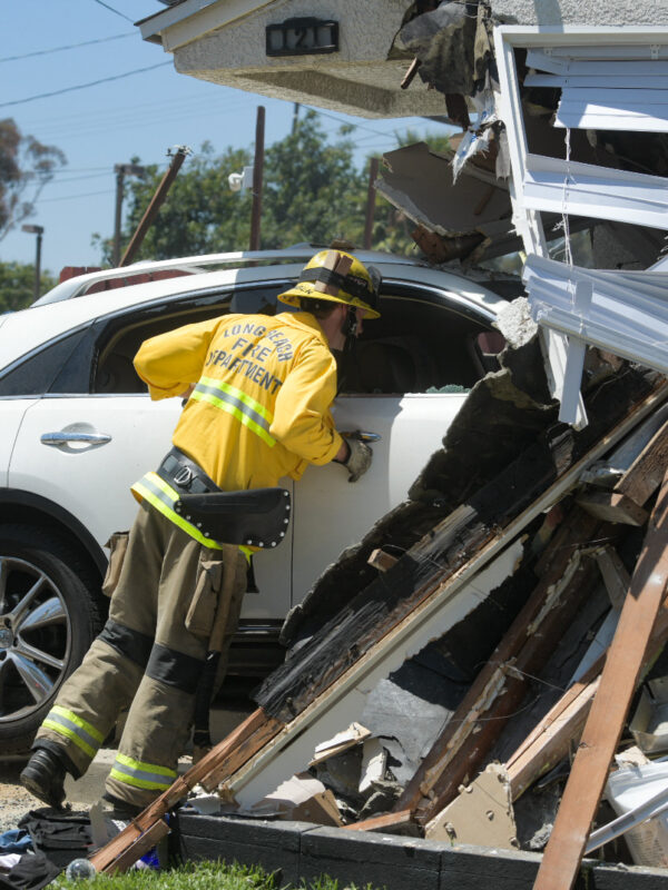 Long Beach woman asks for help after car crashes into her house, ruining her small business