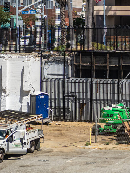 Long Beach is fencing off the tunnel under Ocean Boulevard to keep people from living there