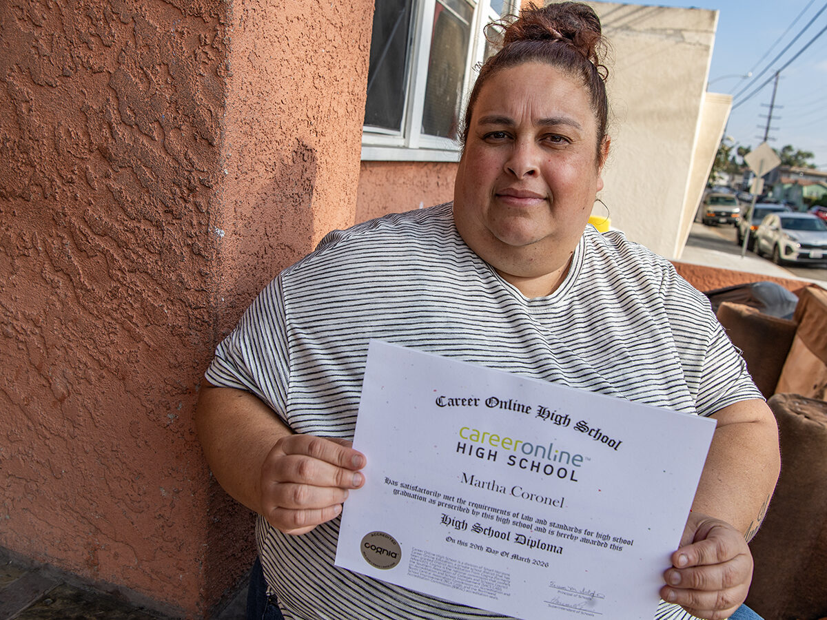 The Long Beach library just gave dozens of adults a second chance to earn high school diplomas