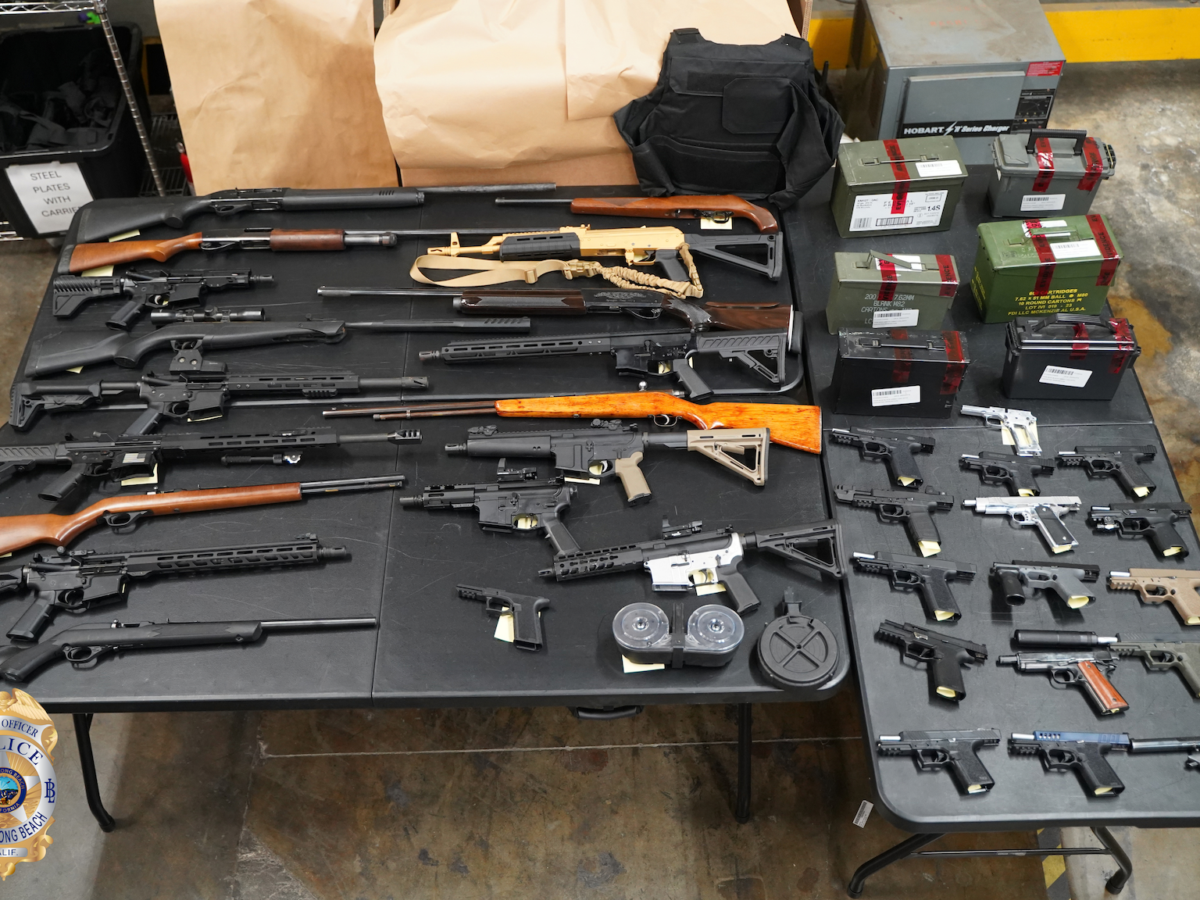 Detectives bust illegal gun dealer, seize dozens of firearms, Long Beach police say