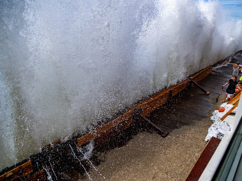 Why one small stretch of Long Beach keeps getting slammed by damaging waves