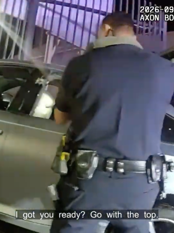 New body-camera footage shows high-speed police shootout with driver wielding AK-47