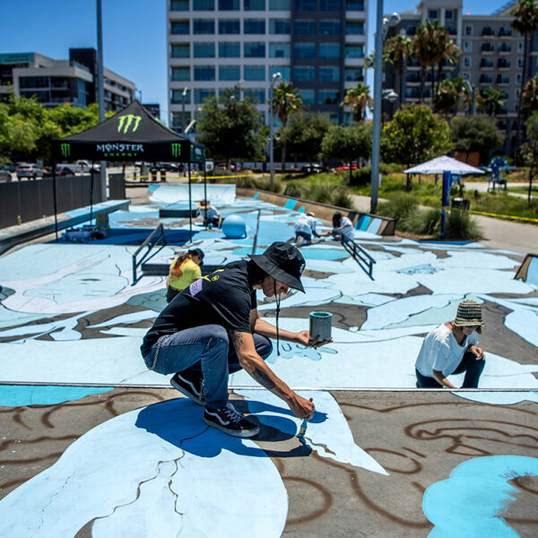 Photos of the 9 new murals that were just painted during the Long Beach Walls arts festival