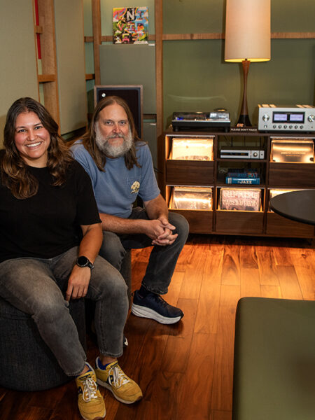 A new coffee shop and hi-fi listening space is taking root in the Wrigley neighborhood