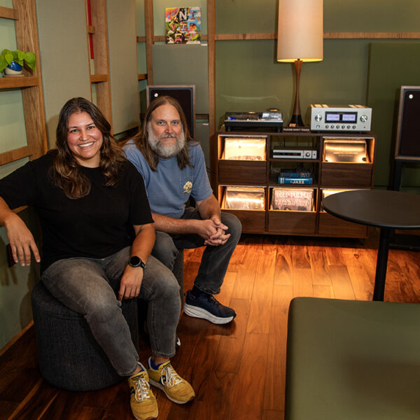 A new coffee shop and hi-fi listening space is taking root in the Wrigley neighborhood