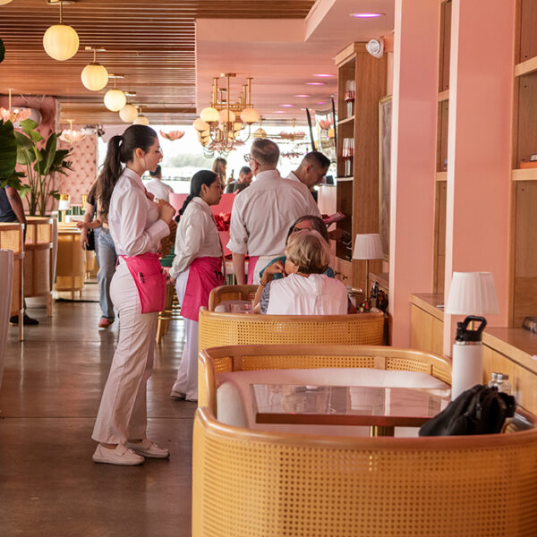New restaurant Nigel’s is an explosion of pink, champagne and waterfront fun to rival Miami