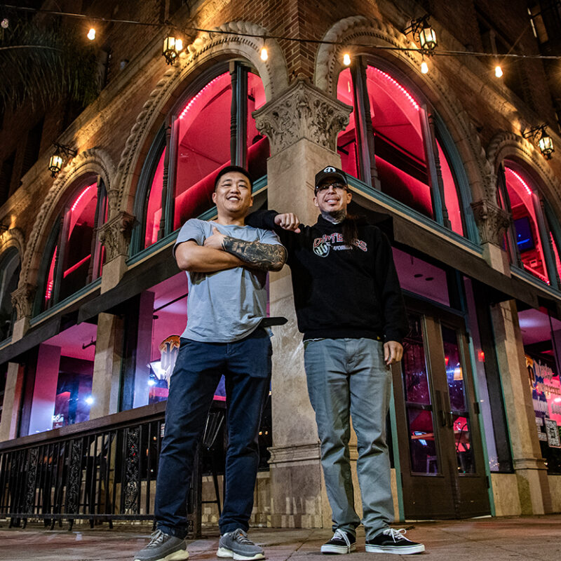 This custom Harley builder just opened a pizza place. He calls it Dirty Pepperoni