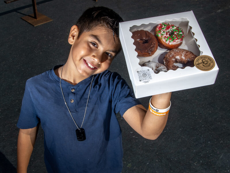 Meet the 10-year-old rollerblader who started a donut business to buy his first car